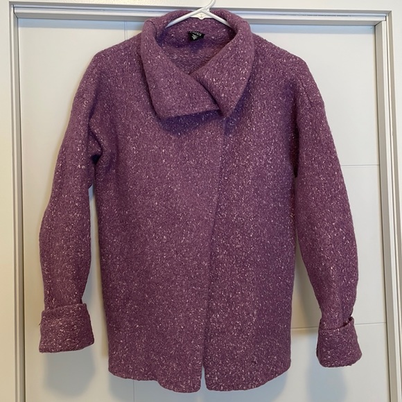 Eileen Fisher Alpaca/Wool Blend Jacket - Picture 1 of 9
